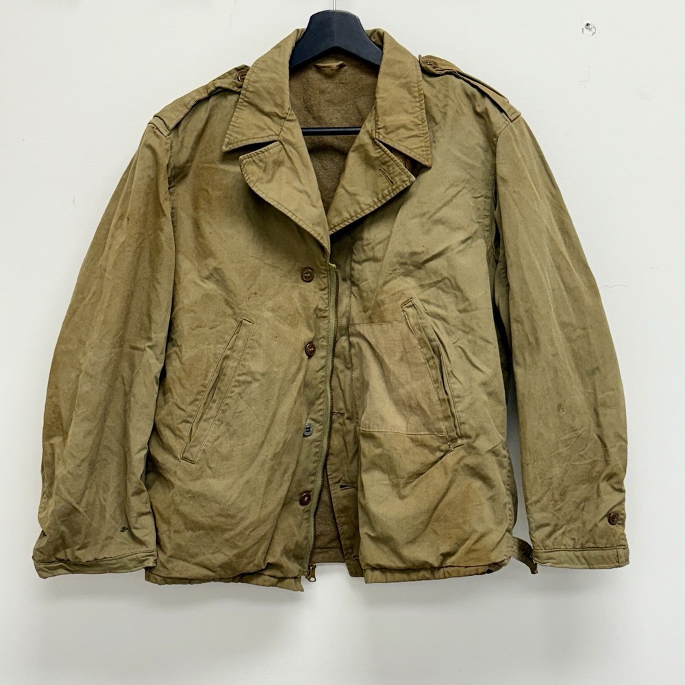 Original WWII M41 Field Jacket Nice Patina Patched