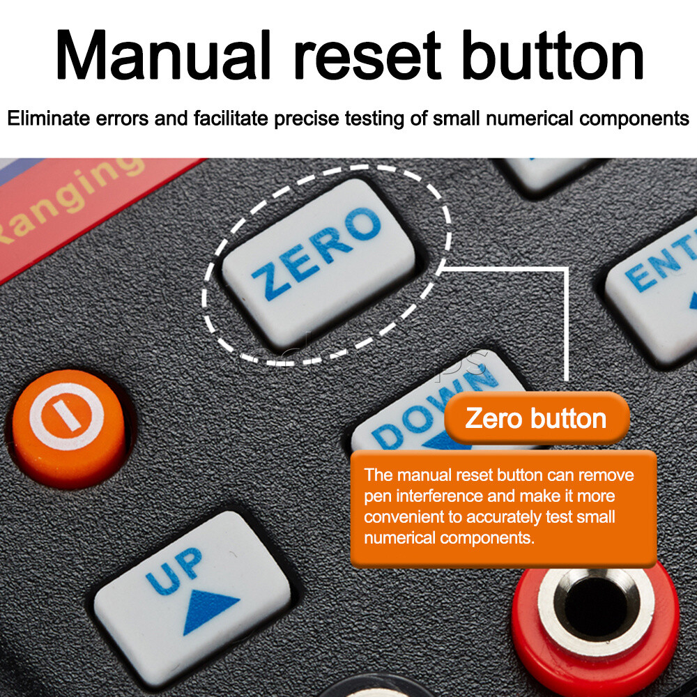 MLC500 High Precision Digital Auto Range Capacitance Inductance Meter Anti-burn