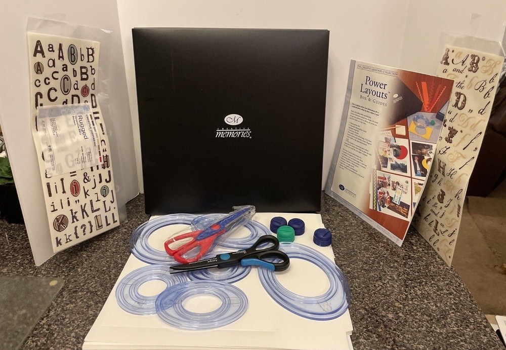 Creative Memories Custom Cutting System Power Layout Box Templates & Much More