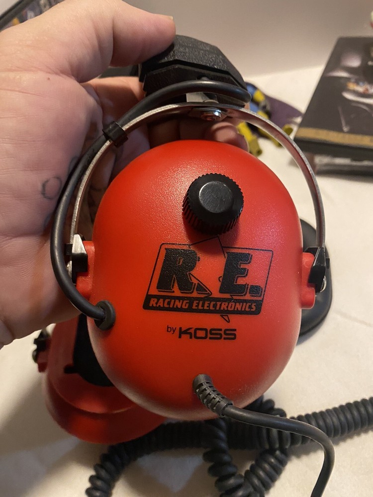 NASCAR racing electronics headset