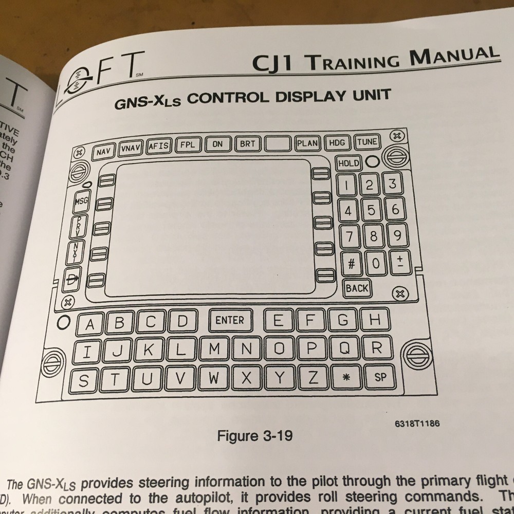 Citation CE-525, CJ & CJ1 Pilot Training Manual
