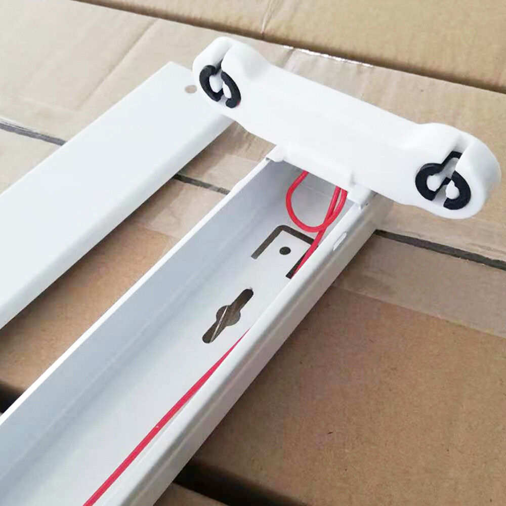 4ft T8 G13 LED Warehouse Store Commercial Light Fixture 2 Bulb Lamp Clear 6500k