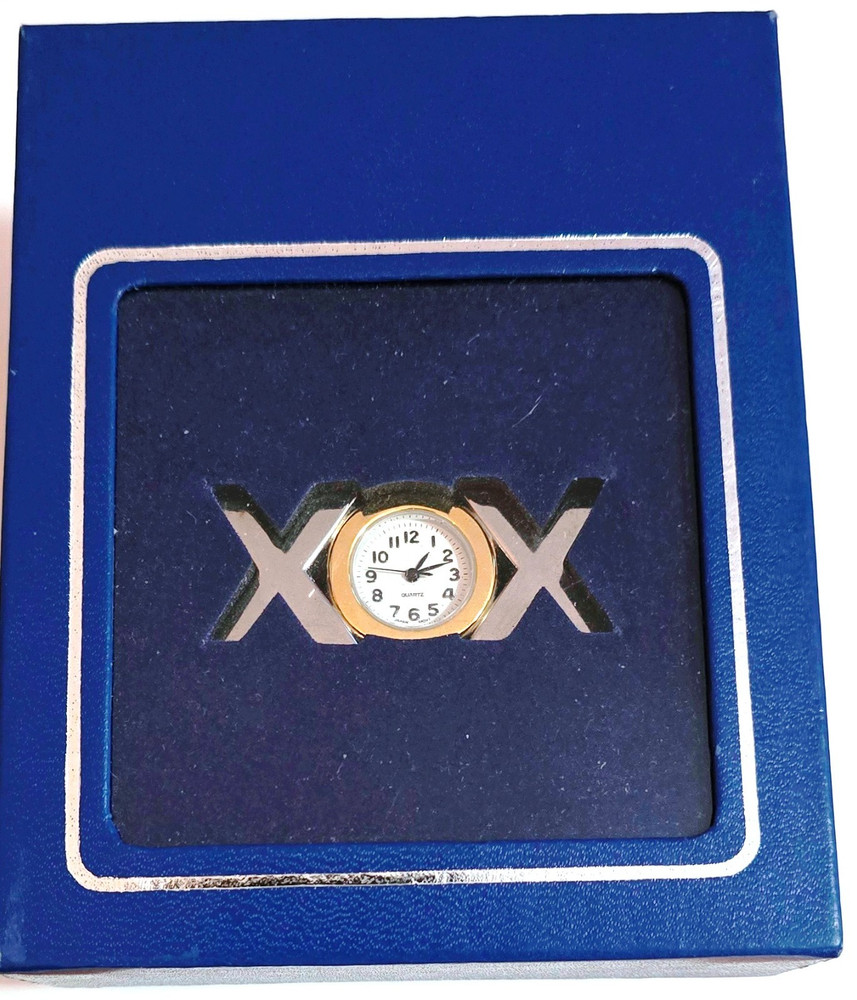 Unique Mini Desk Shelf Clock XOX