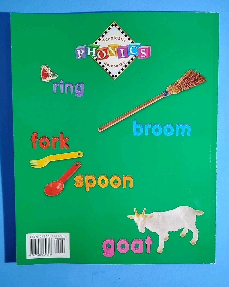 Scholastic Phonics Workbooks K - 2nd Grade LOT 2 Paperback Both NEW