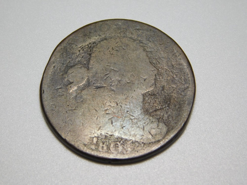VINTAGE US COPPER COINS 1805 DRAPED BUST LARGE CENT