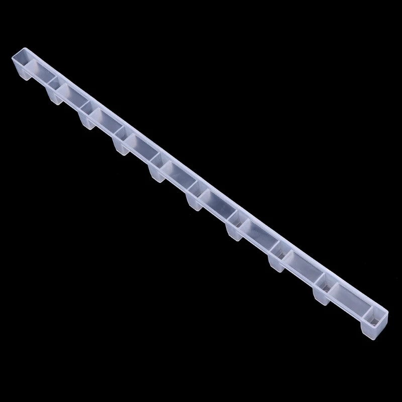 5pcs Beekeeping Bar Bee Hive Frame Avoid Agitation Plastic White Interval 37cm