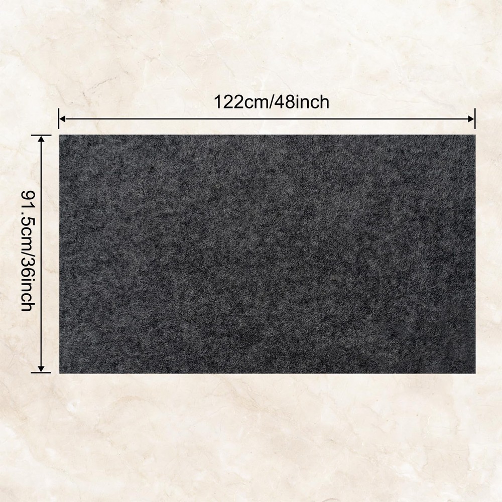 Refrigerators Mat, Absorbent/Waterproof Under Refrigerator Floor Mat, Washabl...