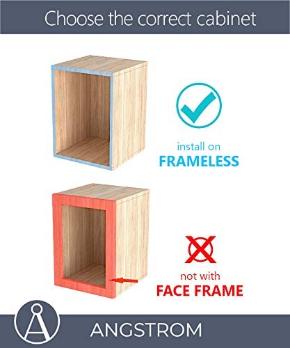 2-Pack Frameless Concealed Cabinet Hinges, Soft-Close, 2D Adjustable Full-Ove...