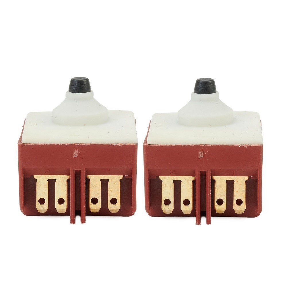 2pcs Angle Grinder 250V 5A NO Push Button Switch for GWS6 8-100 TWS6600