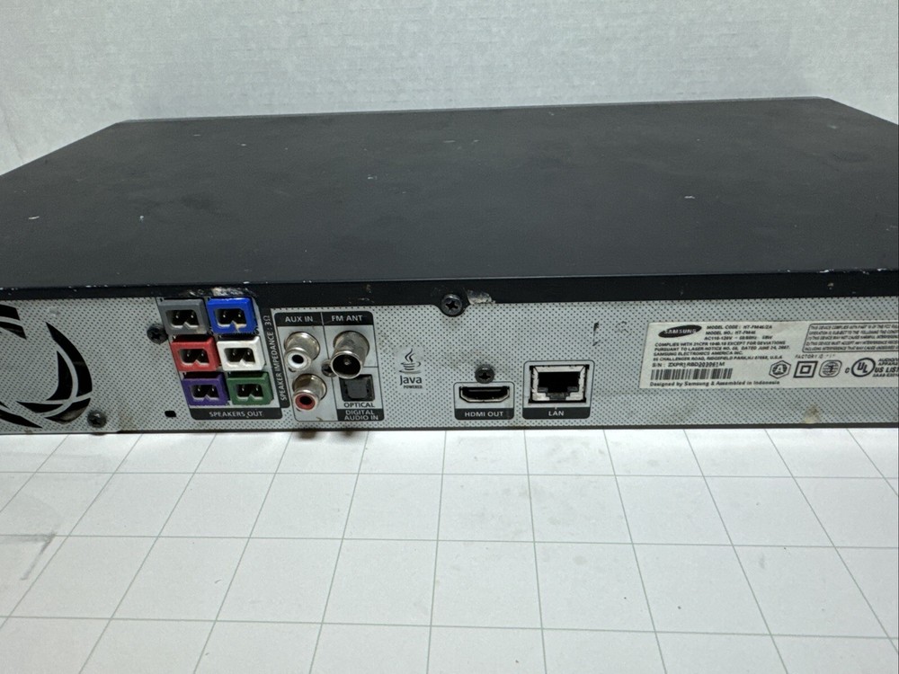SAMSUNG - Home Theater System HT-FM46/za - Main Unit