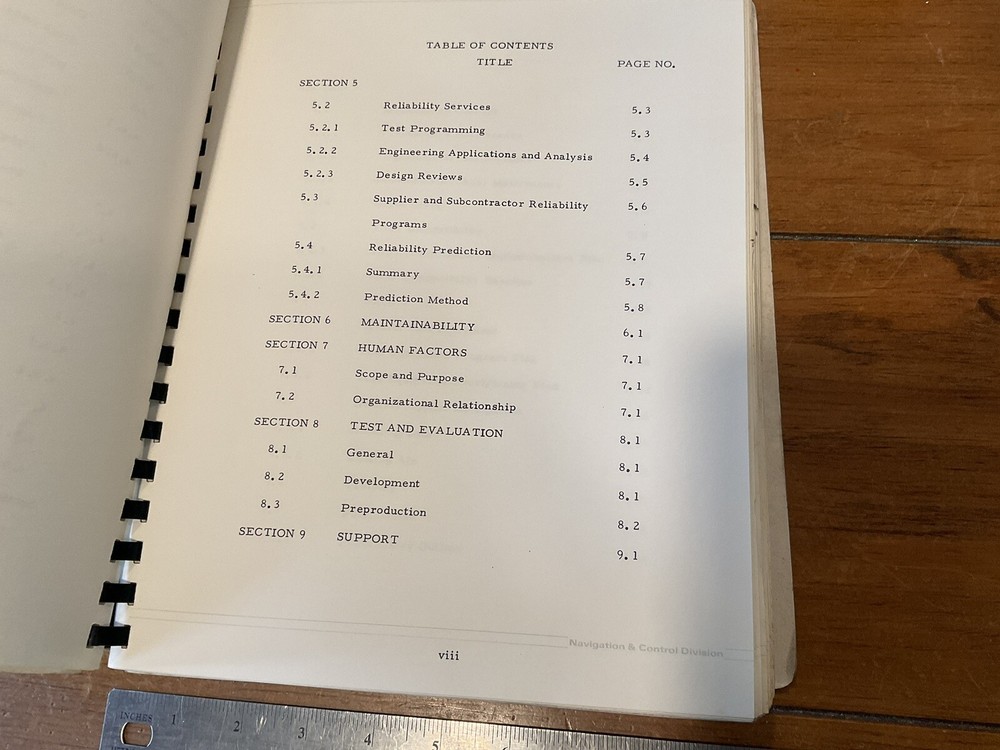 ORIGINAL 1969 GRUMMAN / BENDIX F-14 AUTO FLIGHT CONTROL SYSTEM PROPOSAL BOOK