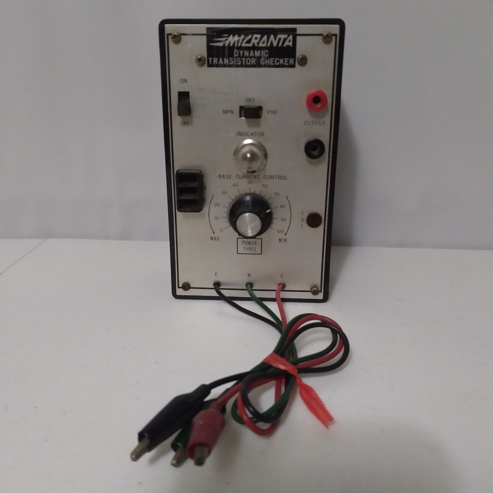 Vintage Micronta Dynamic Transistor Checker No Manual