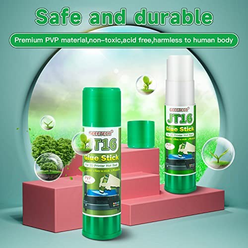 D Printer Glue Stick Pack, Perfect First Layer Adhesion, Prevents Warping on 3