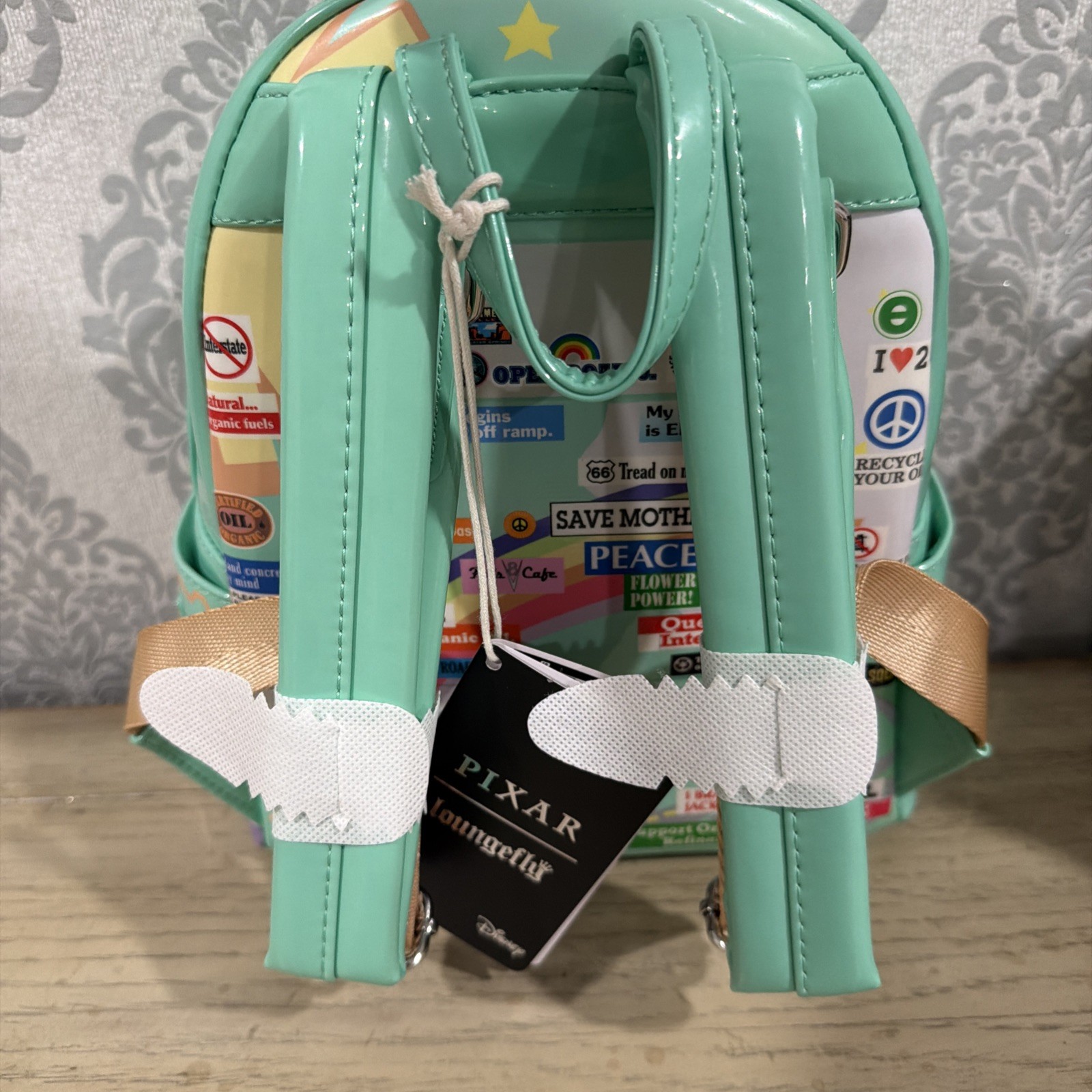 Loungefly Disney Pixar Cars Fillmore Mini Backpack NWT