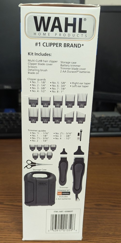 WAHL HIGH PERFORMANCE COMPLETE HAIRCUTTING & TOUCH-UP KIT - OPEN BOX