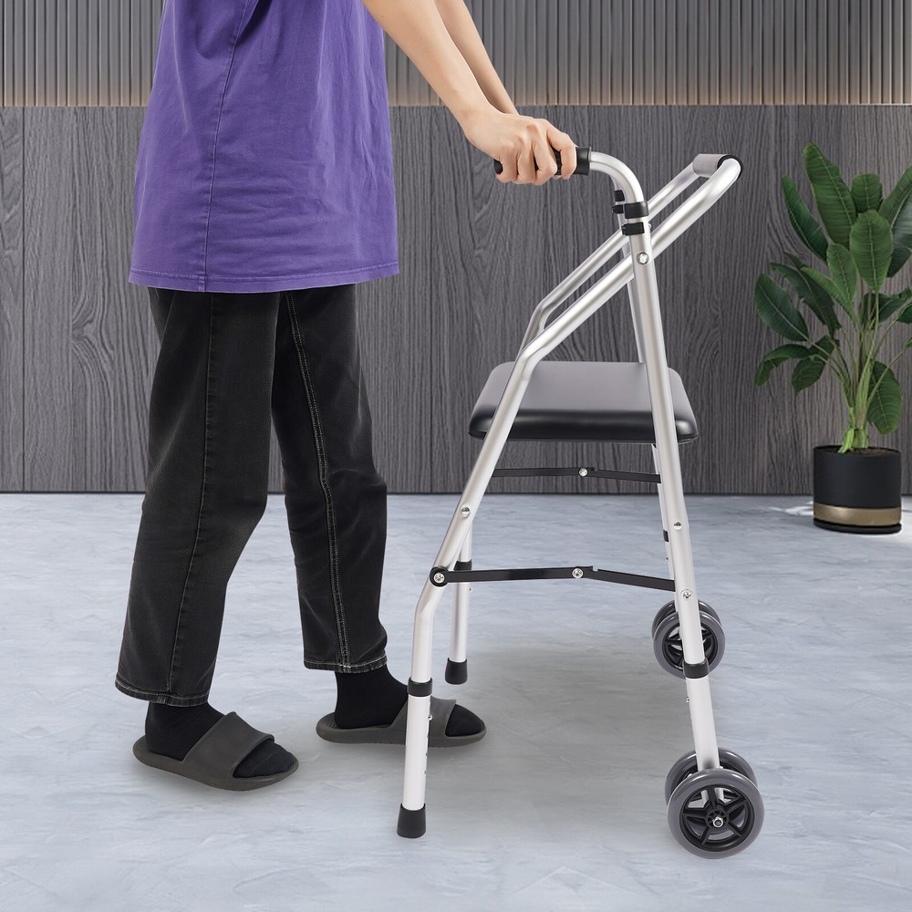 Floorstanding Folding Walker Adjustable Height Walker Foldable Walker 158.76kg