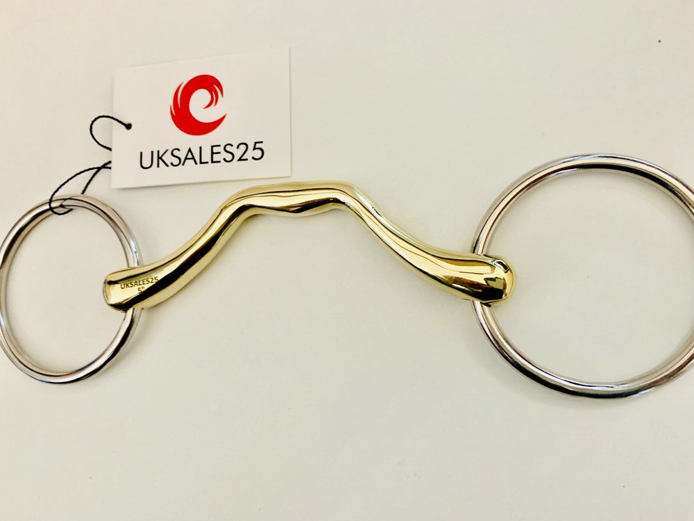 Loose Ring Mouth Ported Snaffle Bit (UKSALES25®) *SAME DAY DISPATCH*