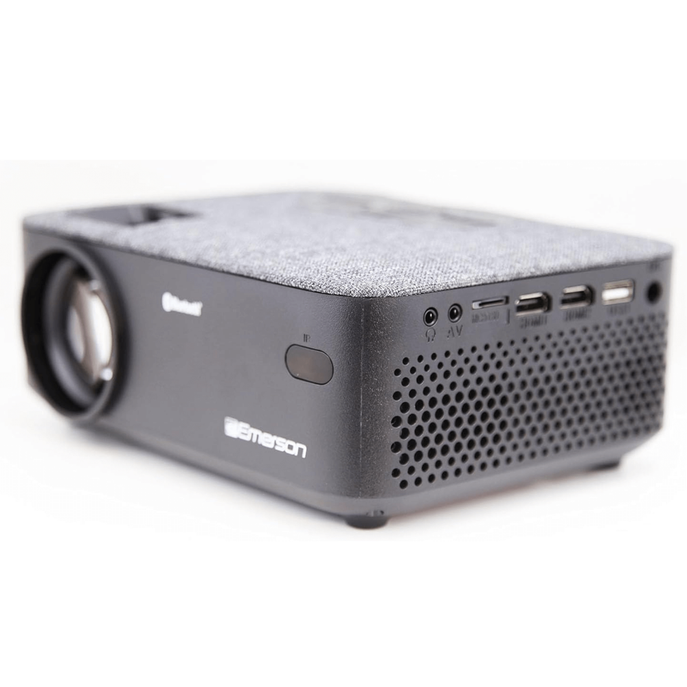 Emerson Portable Multi-Media BT LCD Projector Bundle with Screen & Carry Case