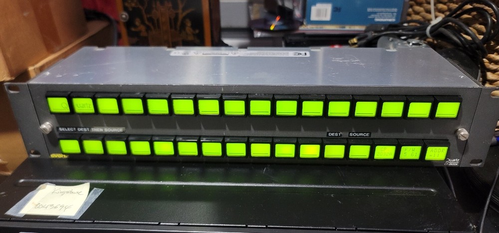 Evertz cp2048a router matrix panel