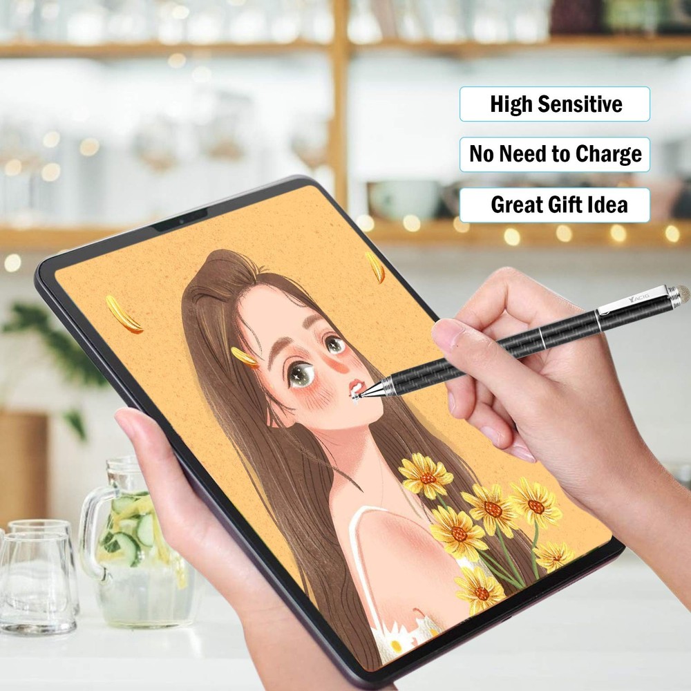 Capacitive Stylus Pen, 4-in-1 High Sensitivity and Precision Touch Screen Sty...
