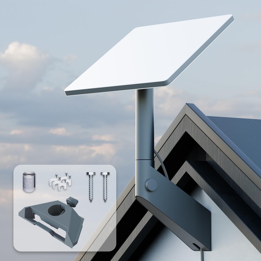 Starlink Mini Wall Mount, 360 Adjustable Starlink Mini Bracket, Gray