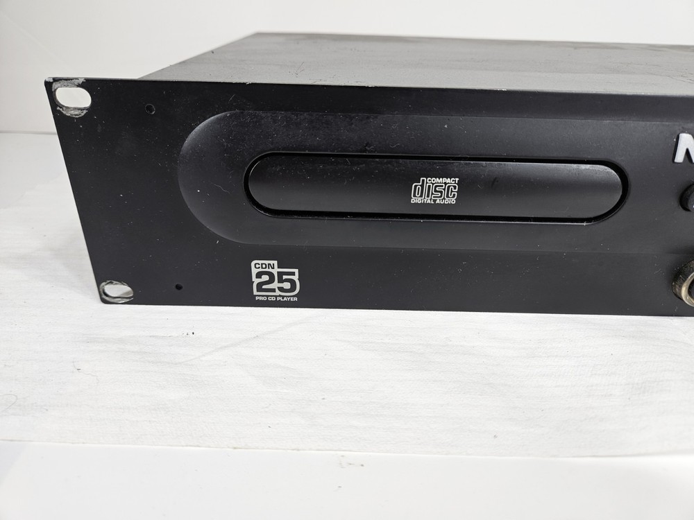 Numark CDN25 Professional Dual CD Player W/ Controller *UNTESTED* No Power Cord