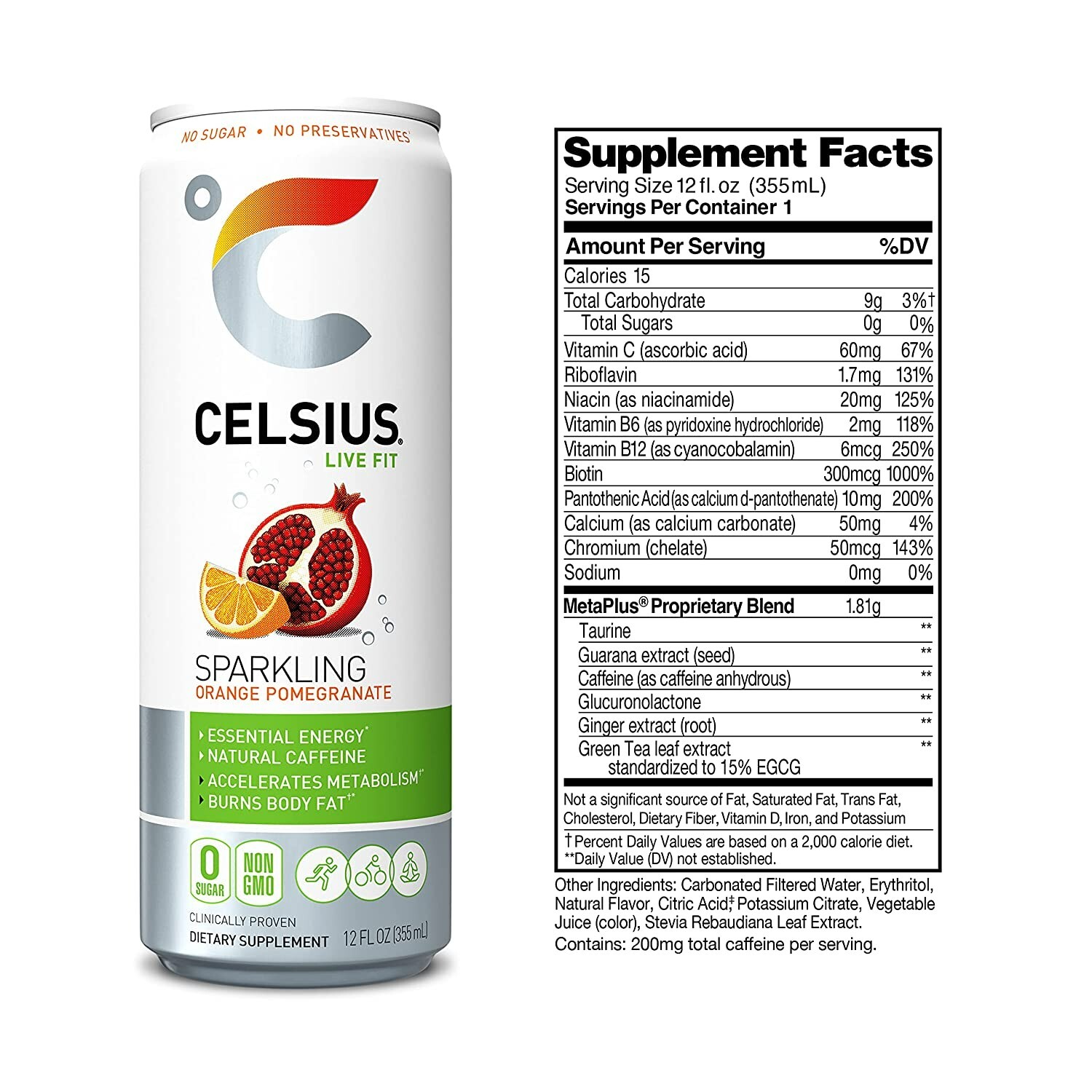 CELSIUS - Functional Essential Energy Drink, 12oz - Variety Pack, 12 Cans