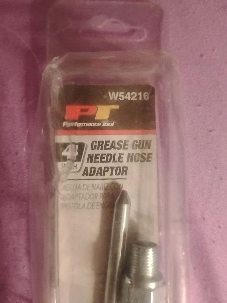 4" Grease Gun Needle House Adapter PT Performance Tool
