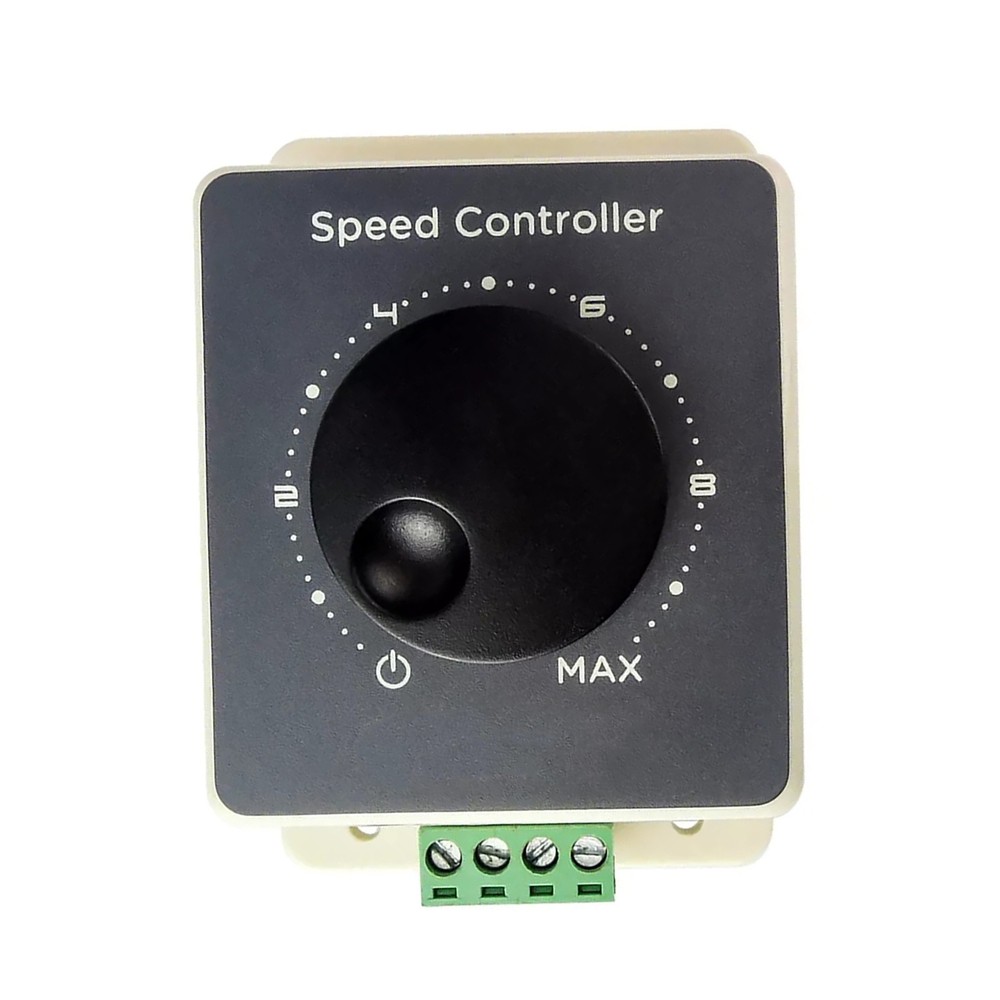DC 10-60V PWM Motor Speed Controller Regulator ABS Waterproof Controller Switch