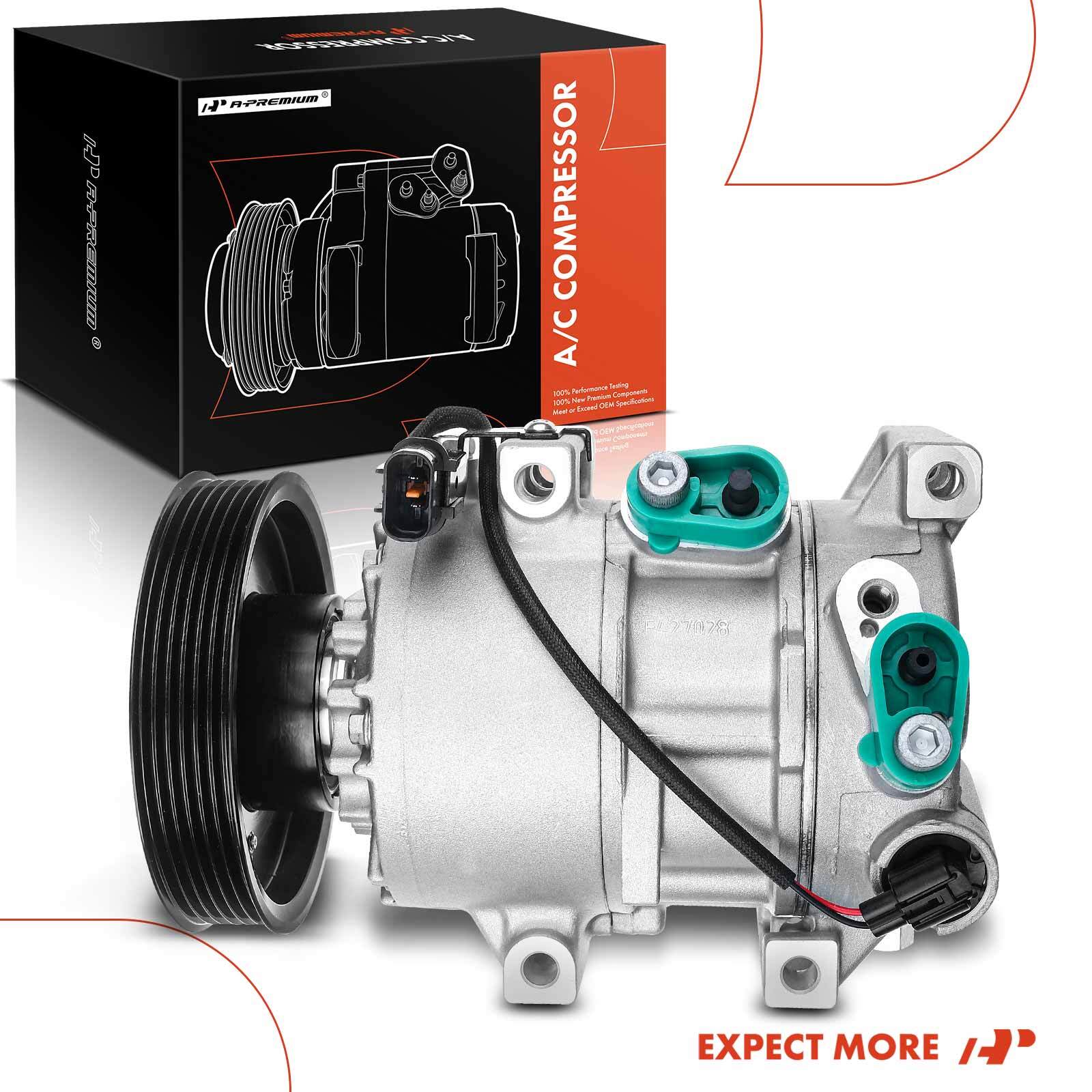 AC Compressor w/ Clutch for Hyundai Accent Kia Rio 2012 2013 2014-2017 L4 1.6L