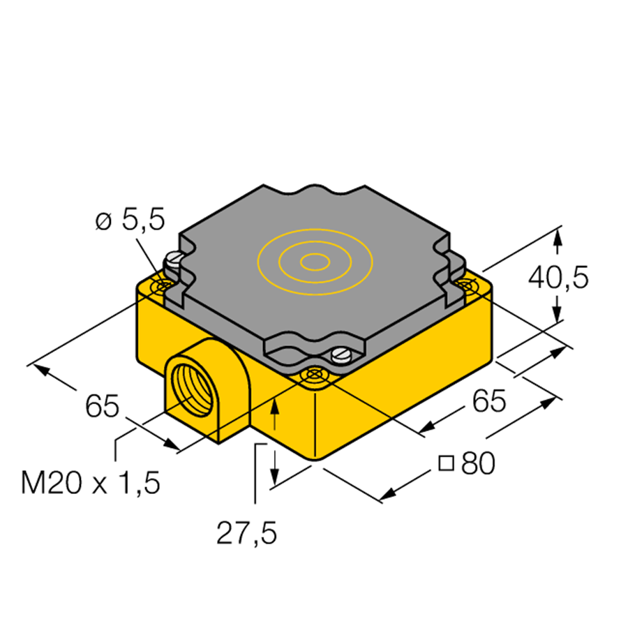 TURCK NI40-CP80-Y1/S97 1040010 Inductive sensor