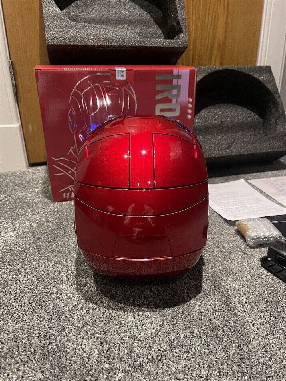 Autoking Iron Man Helmet MK5 1/1 Voice-controlled Mask Transform CosplayProp NEW