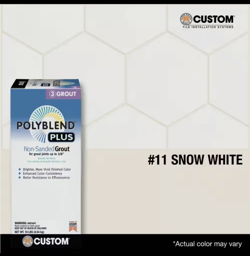 Custom Polyblend Plus Non-Sanded Grout - #165 Delorean Grey - 10 lb