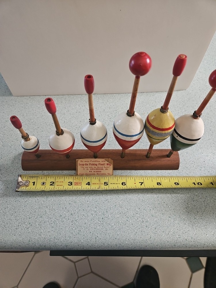 Vintage T.C. Childress Float/Bobber Display