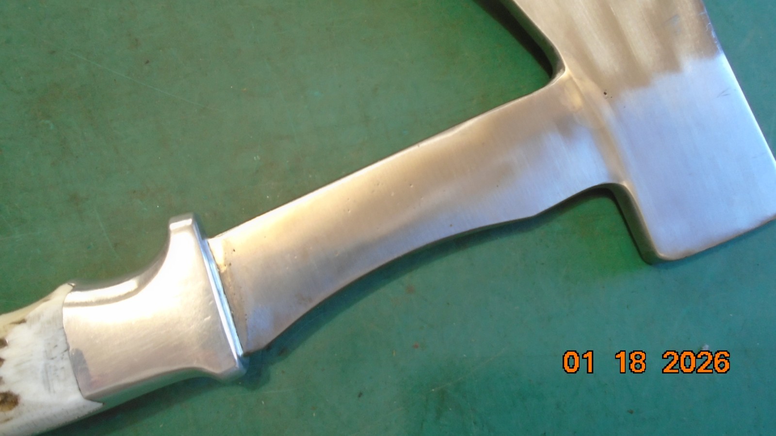 RH RUANA Bonner MT. M Stamp Hatchet / Leather Sheath 1962-1983 Unused Pristine