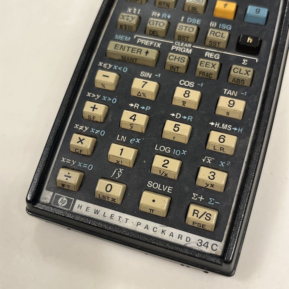 Hewlett-Packard HP-34C Programmable Calculator READ