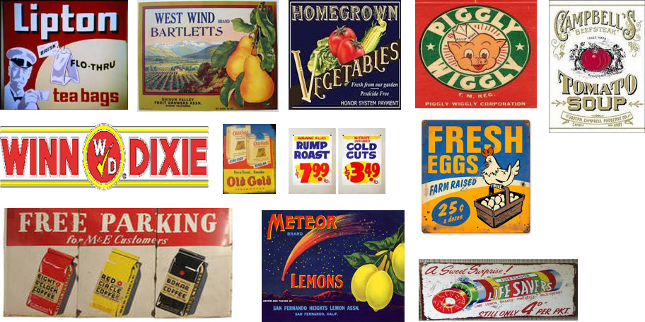 o scale grocery store decals series 2