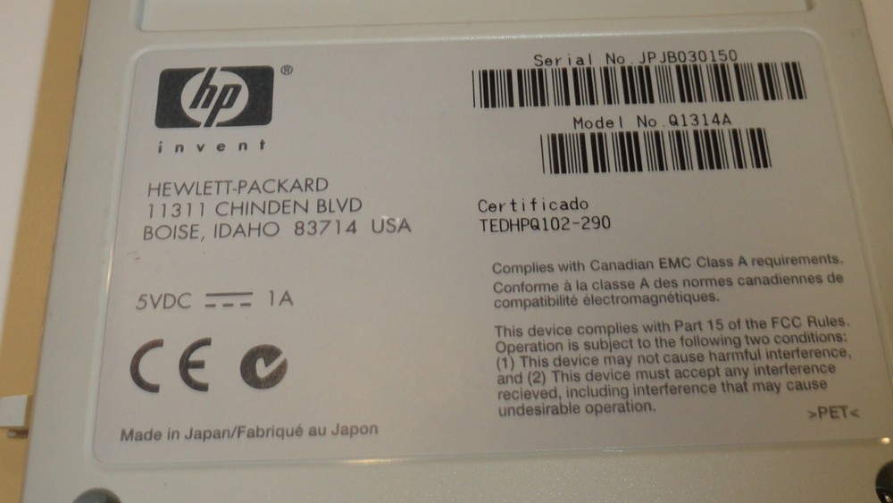 QQ1: HP MFP AF Q1314A FAX INTERFACE CARD MODEM