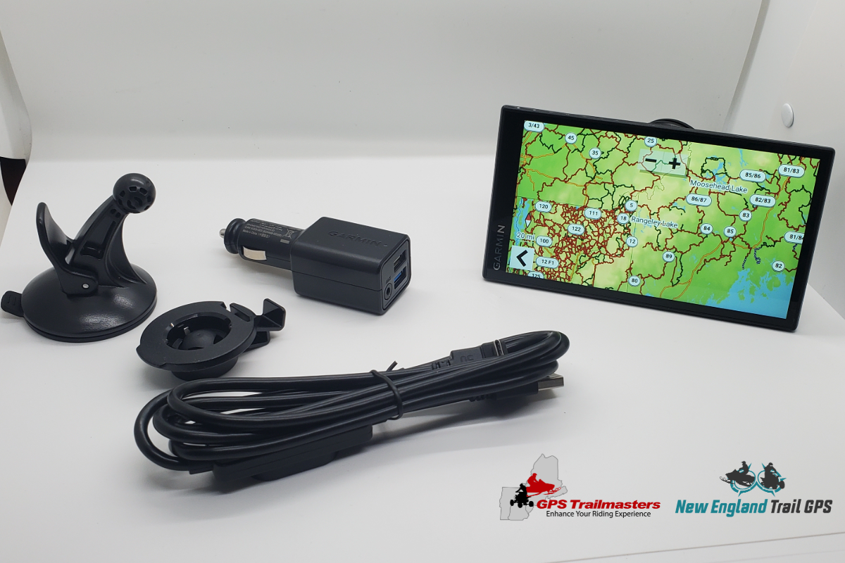 TURN BY TURN GARMIN TRAIL GPS BUNDLE FOR SXS/UTV/ATV Covers ME, NH, VT, NY & PA