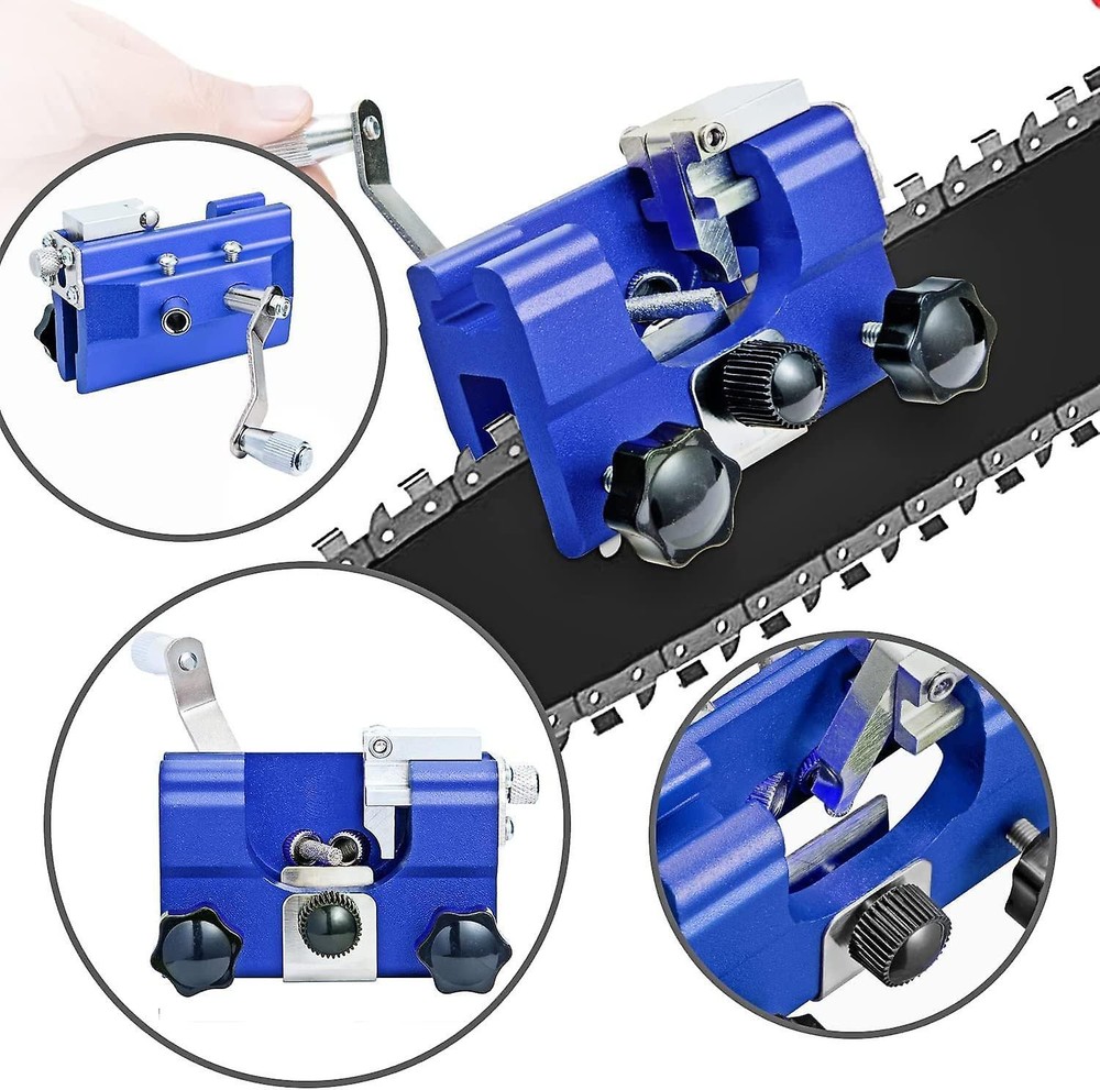 Chainsaw Sharpener, Chainsaw Chain Sharpening Jig Kit