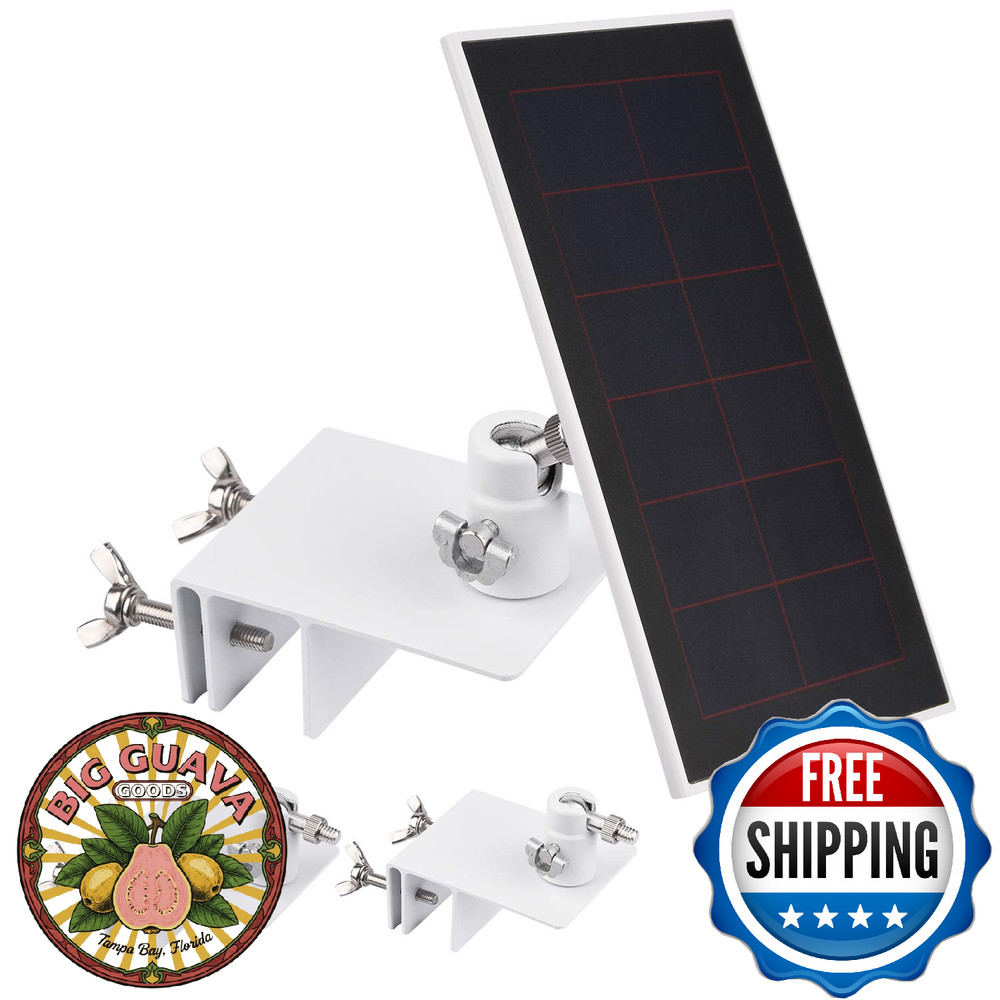 2Pack Gutter Mount Compatible with Arlo Essential Solar Panel, Arlo Pro 5S/Pro 4