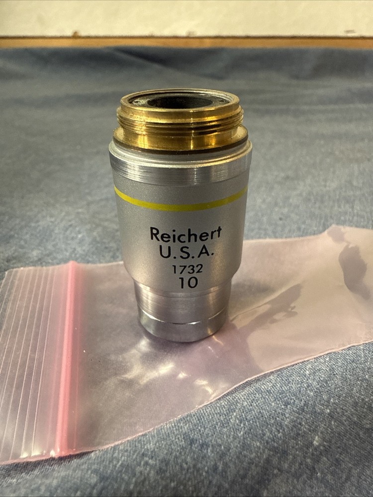 Reichert Plan Achro Microscope Objective #1732 10/0.25