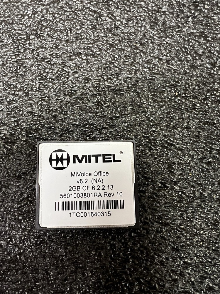Mitel v6.2 Rev 10 5601003801 Compact Flash *Refurbished*