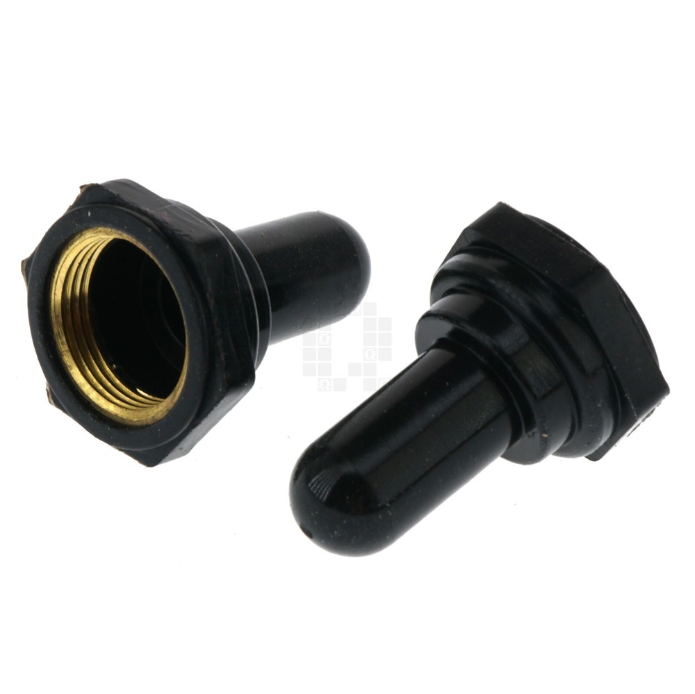 Gardner Bender GSW-20 Black Toggle Switch Cover, 2 Pack, EPDM Rubber