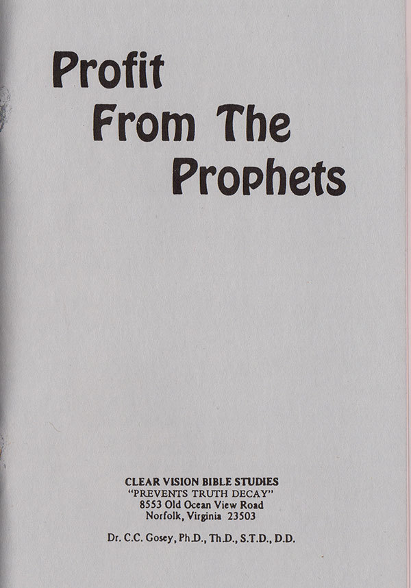 BIBLE STUDY AND BIBLE SCHOOL TEACHING BOOK