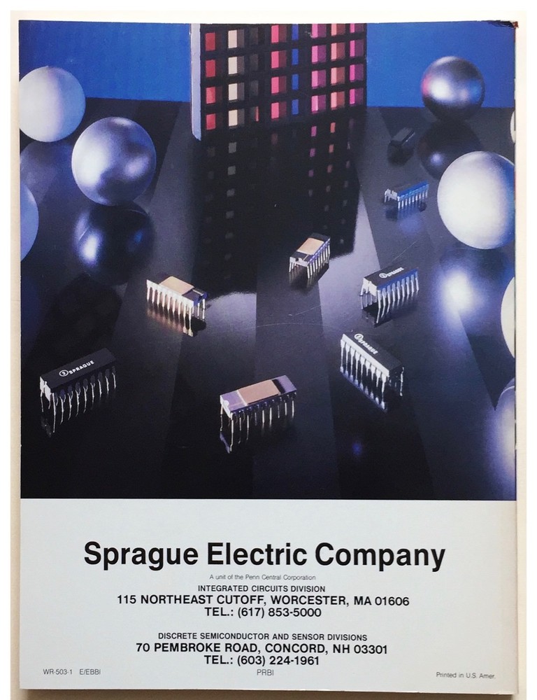 Sprague - Integrated Circuit, Supplement 1, Data Book 1985