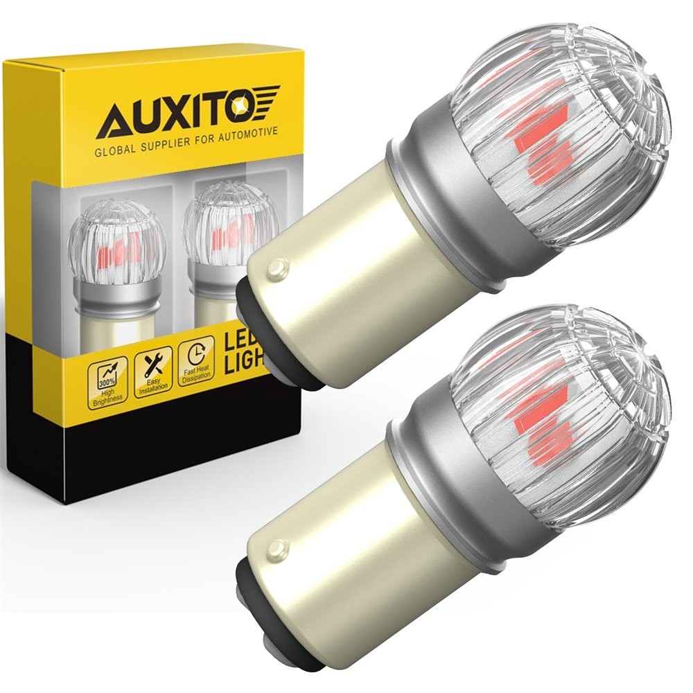 4x 1157 LED Warning Brake Stop Light Tail Light Red Light Bulb CANbus Error Free