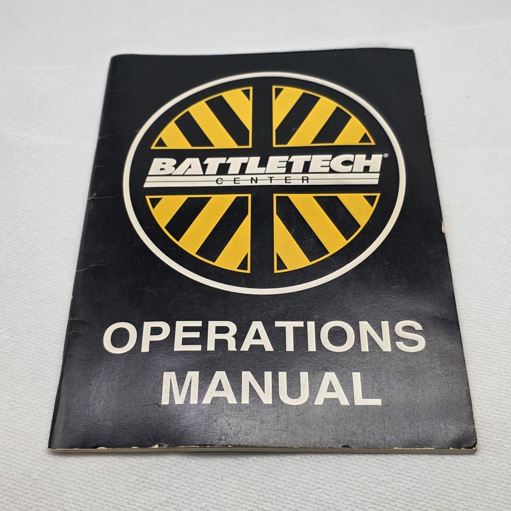 Battletech Center Cockpit Reference Manual 1993 Virtual World Mark 7 Madcat Loki
