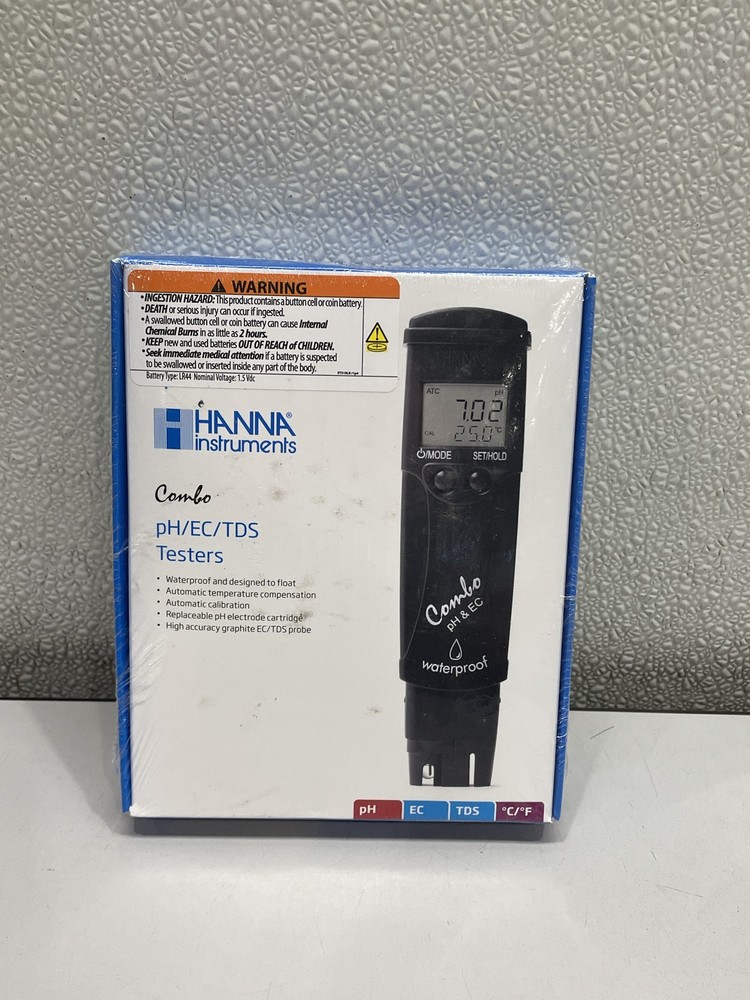 Hanna Instruments HI98129 Low Range pH/Conductivity/TDS Tester