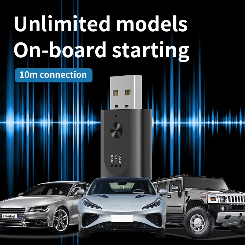 Bluetooth 5.3 Car Transmitter Receiver Handsfree Call USB Mini Wireless Audio US